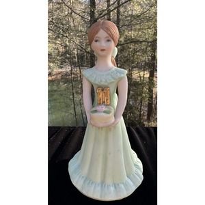 Enseco 1982 Growing Up Birthday Girls Age 11 Porcelain Figurine -B1